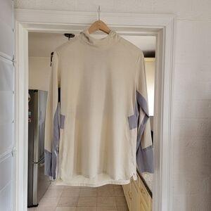 lululemon athletica Cream and Gray Hoodie